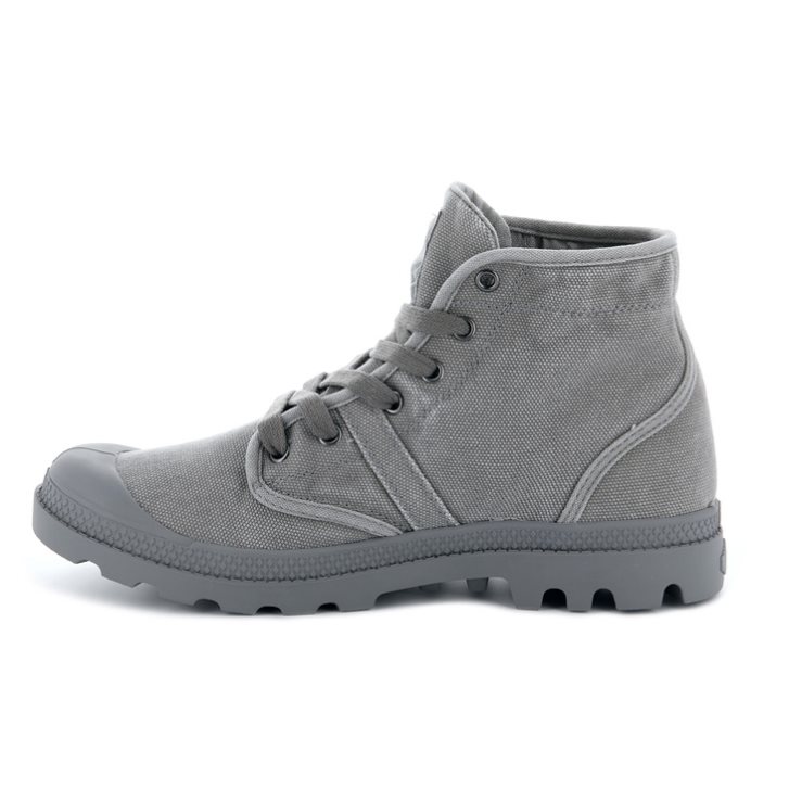 Bottes Palladium Pallabrousse Homme Grise | FR FHY867S